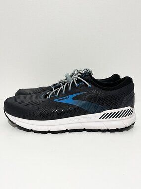 Brooks Mens Addiction GTS 15 Running Sneakers 11.5 Wide 2E Black 1103652E077